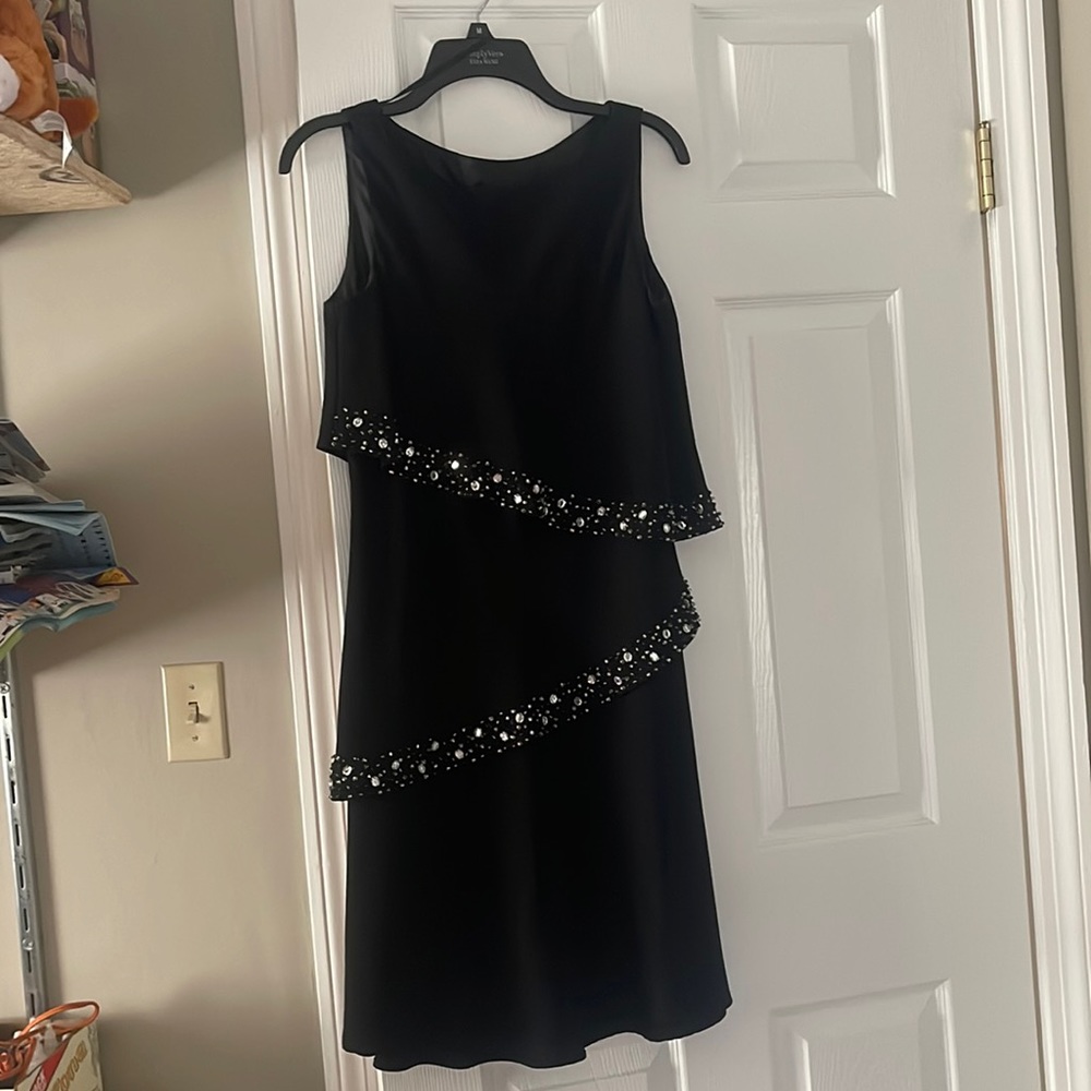 Black sequin dress - S.L. Fashions size 8